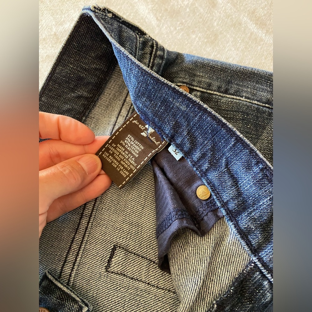 🟠 WOMENS 7 FOR ALL MANKIND RHINESTONE SPARKLE POCKET - WORN TWICE 🟠 - Picture 5 of 10